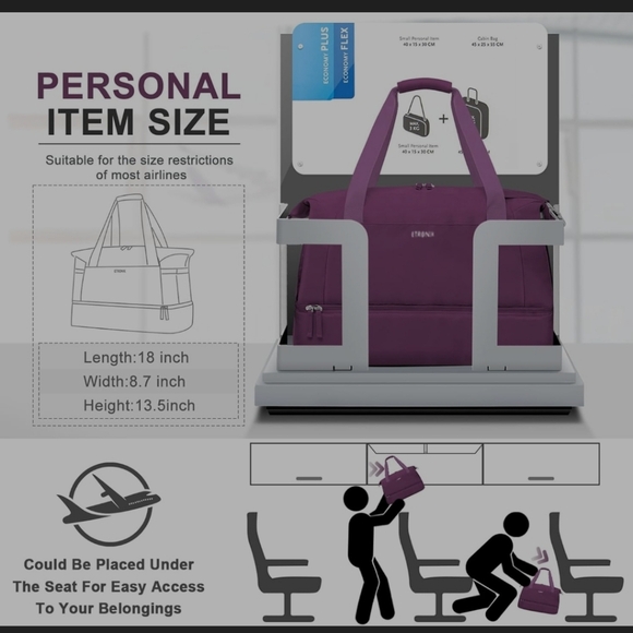 ETRONIK Gym Bag for Women - Picture 3 of 8